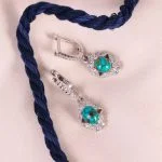 گوشواره فیروزه زنانه کد 5204