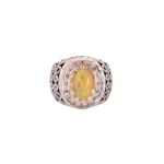 انگشتر اوپال مردانه کد 1458