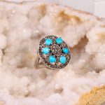 انگشتر فیروزه شجری زنانه کد 5236
