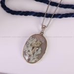 گردنبند عقیق شجر زنانه کد 5272