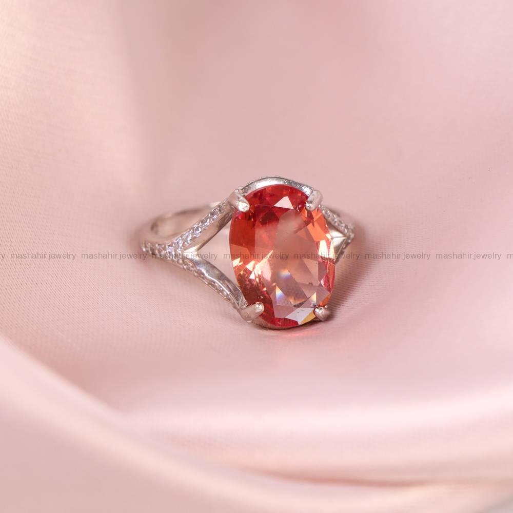 انگشتر الکساندریت زنانه کد 5286