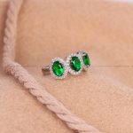 انگشتر طرح زمرد زنانه کد 5288