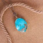 گردنبند فیروزه زنانه کد 5291