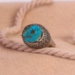انگشتر فیروزه شجری زنانه کد 5295