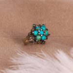 انگشتر فیروزه شجری زنانه کد 5300