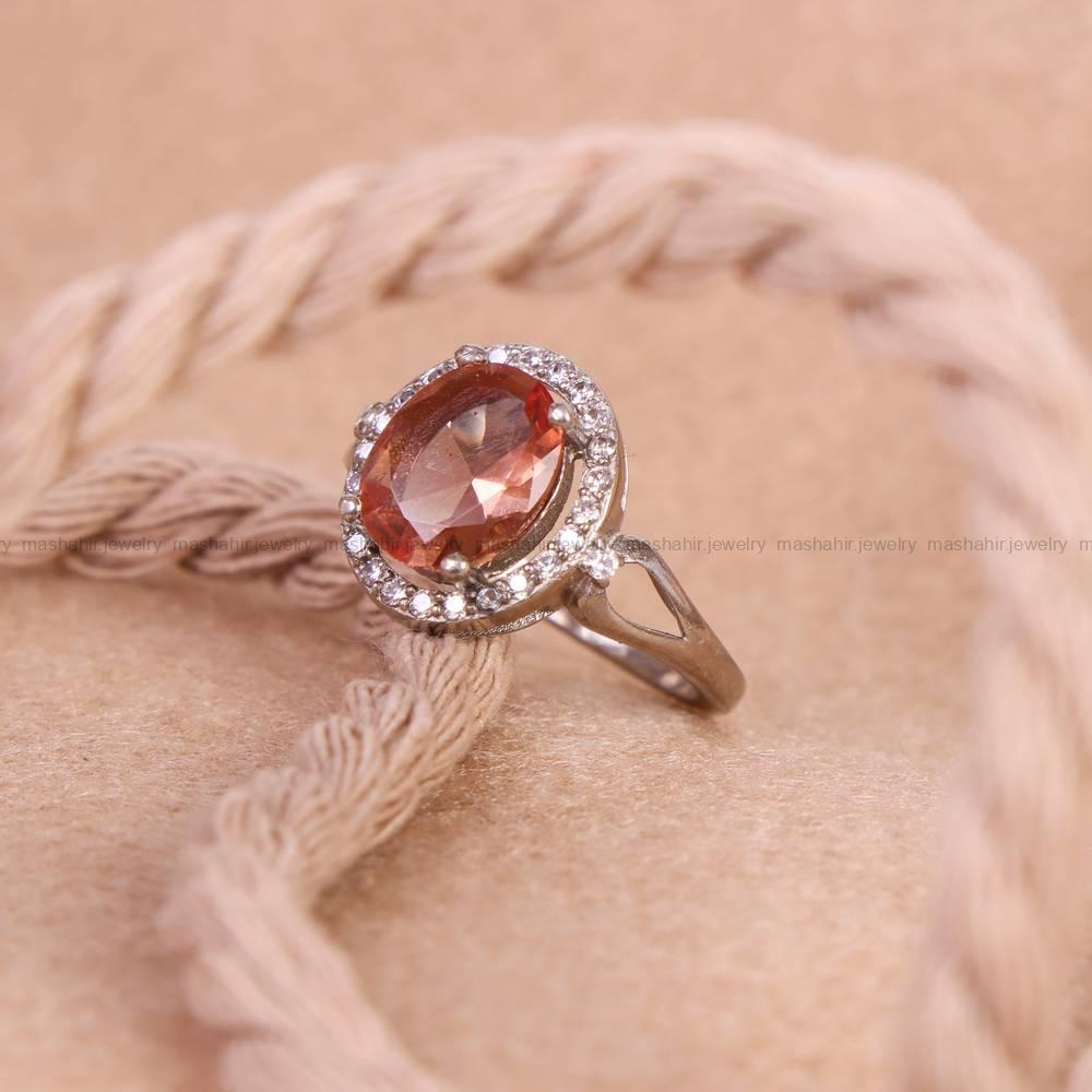 انگشتر الکساندریت زنانه کد 5304