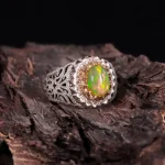 انگشتر اوپال مردانه کد 1451