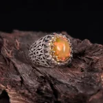 انگشتر اوپال مردانه کد 1452