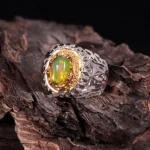 انگشتر اوپال مردانه کد 1453