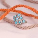 انگشتر فیروزه شجری زنانه کد 5180