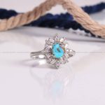 انگشتر فیروزه شجری زنانه کد 5313