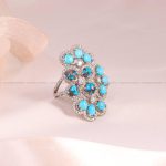 انگشتر فیروزه شجری زنانه کد 5320