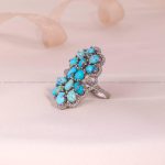 انگشتر فیروزه شجری زنانه کد 5322