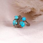 انگشتر فیروزه شجری زنانه کد 5337