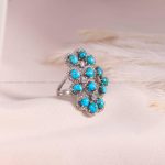 انگشتر فیروزه شجری زنانه کد 5340