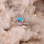 انگشتر فیروزه شجری زنانه کد 5353