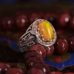 انگشتر اوپال مردانه کد 1501