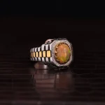 انگشتر اوپال مردانه کد 1512