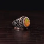 انگشتر اوپال مردانه کد 1514