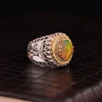 انگشتر اوپال مردانه کد 1517