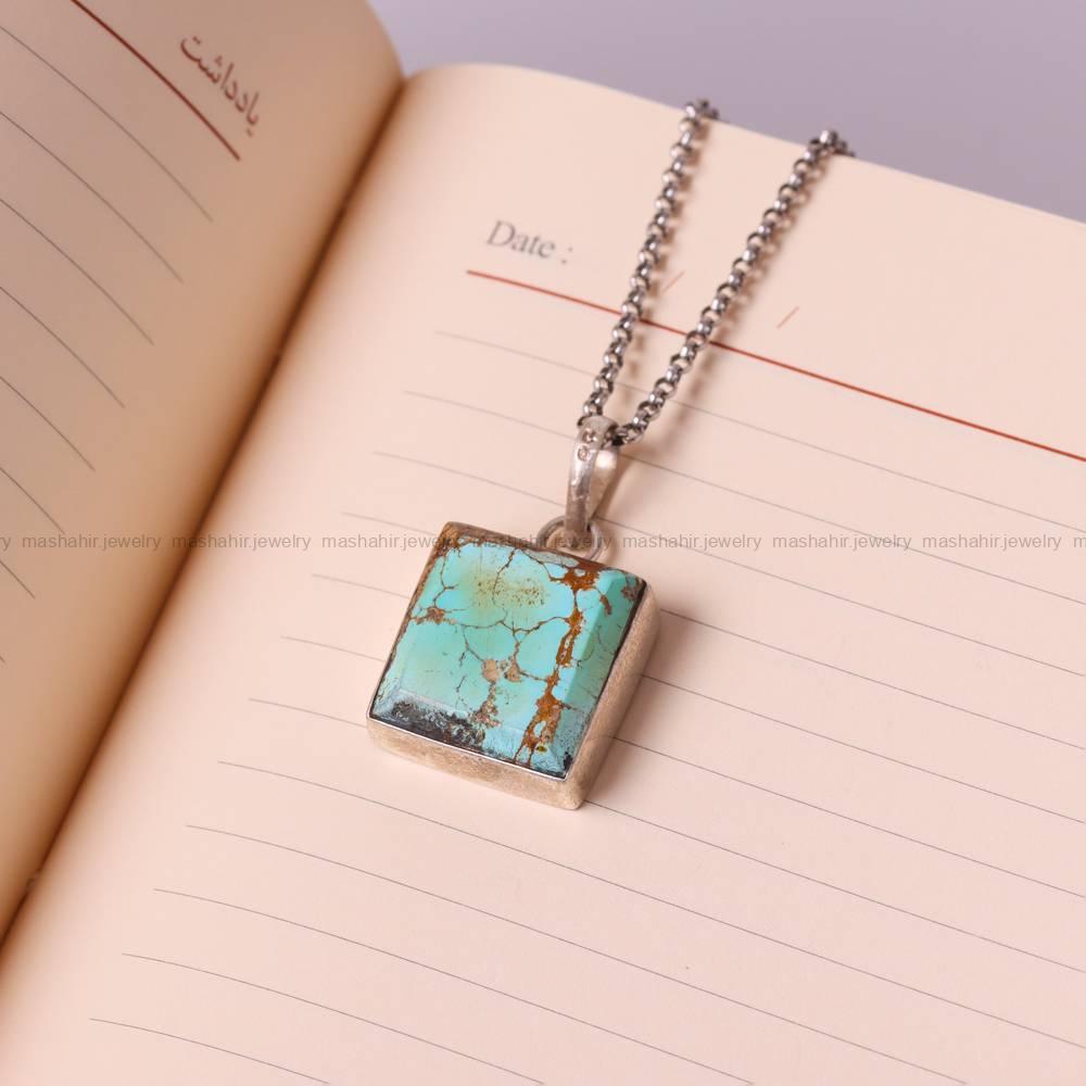 گردنبند فیروزه زنانه کد 5398