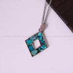 گردنبند فیروزه کوب زنانه کد 5402