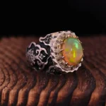 انگشتر اوپال مردانه کد 1532