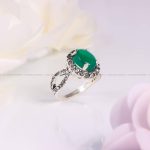 انگشتر عقیق زنانه کد 5440