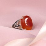 انگشتر عقیق یمن زنانه کد 5444