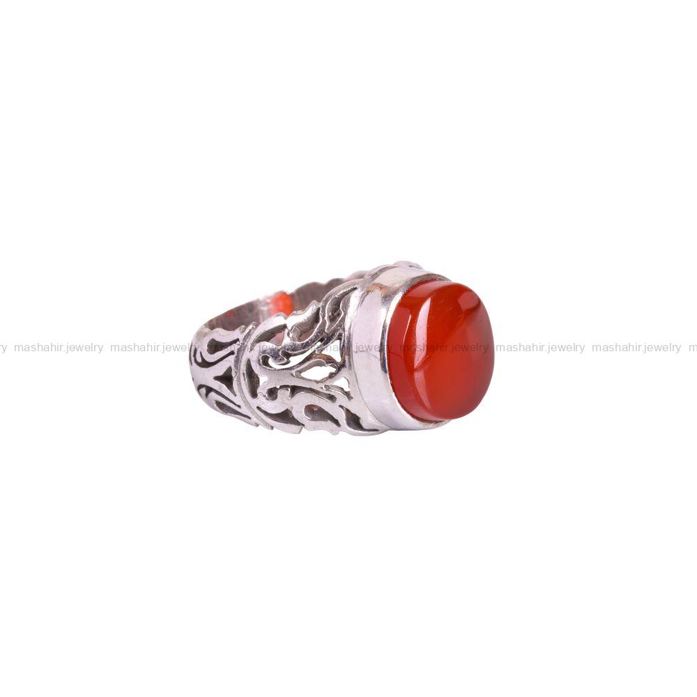 انگشتر عقیق یمن مردانه کد 3549