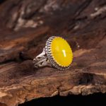 انگشتر شرف الشمس مردانه کد 5476