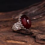 انگشتر عقیق مردانه کد 5477