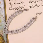 دستبند نقره زنانه کد 3517