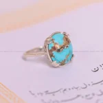 انگشتر فیروزه شجری زنانه کد 1593