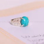 انگشتر فیروزه شجری زنانه کد 1598