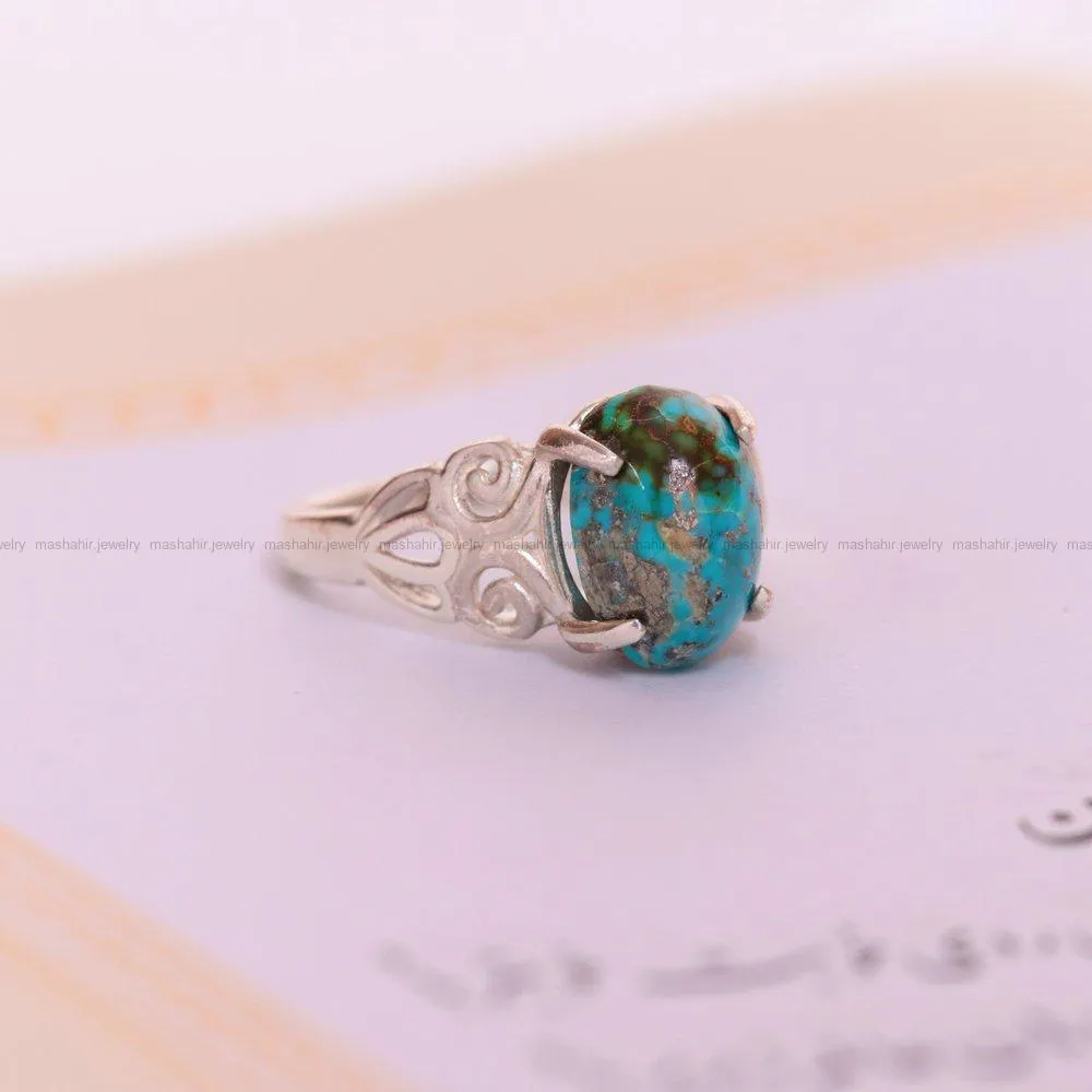 انگشتر فیروزه شجری زنانه کد 1599