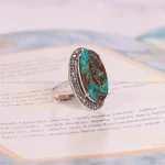 انگشتر فیروزه شجری زنانه کد 1602