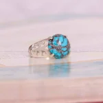 انگشتر فیروزه شجری زنانه کد 1603