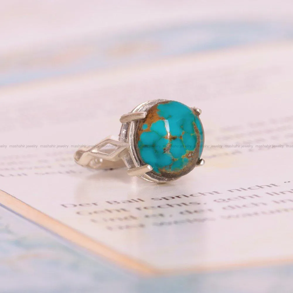 انگشتر فیروزه شجری زنانه کد 1606