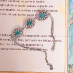 دستبند فیروزه زنانه کد 1610