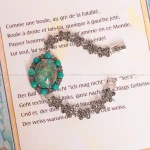 دستبند فیروزه زنانه کد 1611