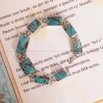 دستبند فیروزه زنانه کد 1612