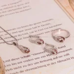 نیم ست الکساندریت زنانه کد 1619