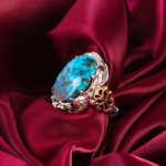 انگشتر فیروزه شجری مردانه کد 5463