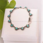 دستبند فیروزه زنانه کد 1620