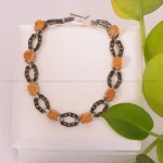 دستبند عقیق زنانه کد 1623