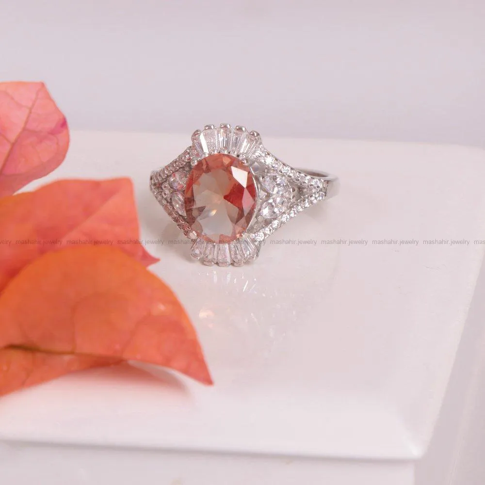 انگشتر الکساندریت زنانه کد 1627