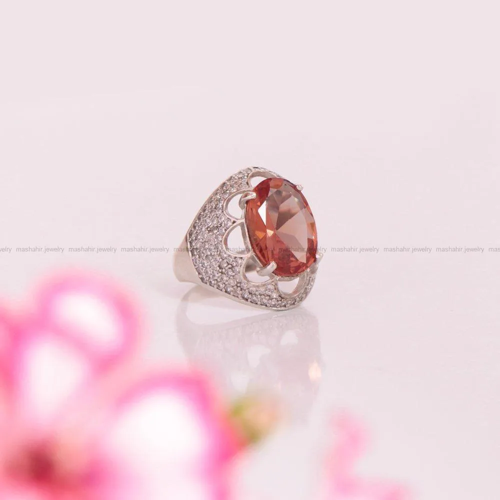 انگشتر الکساندریت زنانه کد 1628