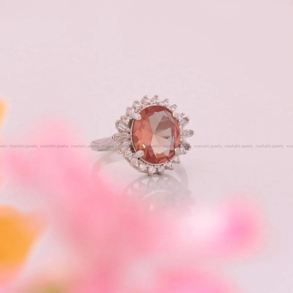 انگشتر الکساندریت زنانه کد 1638