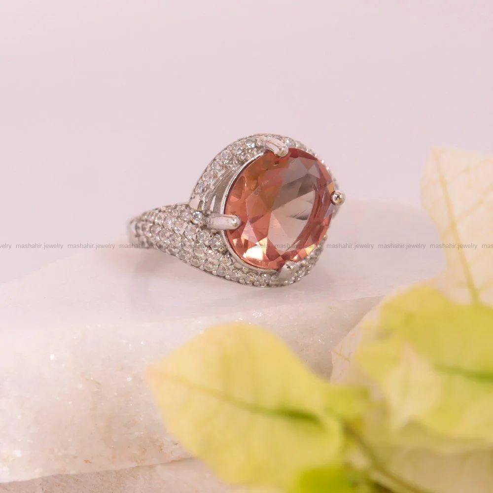 انگشتر الکساندریت زنانه کد 1639